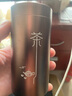 京適茶葉罐便攜小號迷你旅行包裝盒金屬防潮密封罐裝茶葉盒空盒儲存罐 茶【咖啡色】大號 220ml 曬單實(shí)拍圖
