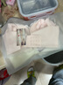 曼可嬌純欲內(nèi)衣女小胸聚攏顯大無(wú)鋼圈文胸調(diào)整型上托防下垂薄款蕾絲胸罩 香檳色+蜜桃粉 M 34/75(AB通杯厚約1CM) 曬單實(shí)拍圖