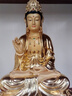 圓通關(guān)公像供奉關(guān)公財神像臺灣純銅彩繪貼金武財神像關(guān)二爺擺件 48CM立刀關(guān)公(銅彩)/尊 曬單實(shí)拍圖