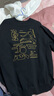 李寧衛衣男春秋季新款寬松圓領(lǐng)套頭針織長(cháng)袖t恤休閑打底棉質(zhì)運動(dòng)服 黑色 M/170參考【100-120斤】 曬單實(shí)拍圖