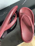 樸西居家室內女士涼拖防滑舒適一體成型浴室沙灘人字拖情侶拖鞋男士 安哥拉紅 新年熱銷(xiāo)色 40-41 曬單實(shí)拍圖