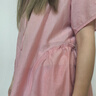 朵朵·可可25春夏季新款天絲涼感簡約顯瘦短袖長褲女家居服睡衣套裝 粉色 S (155) 曬單實拍圖