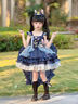 G.DUCK KIDS小黃鴨公主裙女童連衣裙夏季新款生日禮服兒童裙子朱迪警官衣服 藍(lán)色 90 建議80-90cm1歲-1歲半 曬單實(shí)拍圖