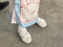 韞舜繡花鞋女童古裝公主繡花鞋中國風(fēng)老北京兒童布鞋漢服鞋子舞蹈鞋 盤(pán)扣繡花兔-白色 28 碼內長(cháng)17cm 曬單實(shí)拍圖