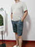 帛芮男士睡衣男夏季薄款短袖短褲7A級抗菌防螨寬松可外穿家居服套裝 曬單實(shí)拍圖