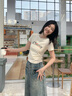 回力短袖t恤女2025新款春夏抽繩體恤小個子正肩半袖辣妹修身好看上衣 曬單實拍圖
