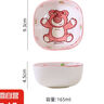 草莓熊新款味碟家用小碟子精致火鍋蘸料碗醬油碟陶瓷調(diào)料碟可愛(ài) 3.75英寸方碟印跡草莓熊C款 曬單實(shí)拍圖