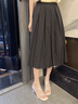 卓詩(shī)尼粗跟涼拖鞋女2025夏季新款時(shí)尚百搭配裙子透明水晶跟一字帶高跟鞋 米白色 37 曬單實(shí)拍圖