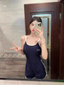 JIOESC平角游泳衣女款連體比基尼2025新款露背遮肚性感純欲風(fēng)網(wǎng)紅兩件套 深藍吊帶兩件套泳衣【80-120斤】 曬單實(shí)拍圖