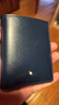 萬寶龍MONTBLANC 大班6cc錢夾墨水藍131695男士禮物  曬單實拍圖