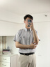BrooksBrothers布克兄弟男士25早秋新款牛津紡刺繡logo短袖襯衫 B976-條紋 M 曬單實拍圖