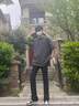 浩術(shù)短袖t恤男純色加肥加大碼五分袖打底衫寬松潮流百搭帥氣簡約圓領(lǐng) 黑色+深灰【2件裝】 XL 曬單實(shí)拍圖