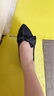 斯凱奇（Skechers）單鞋女士夏季涼鞋軟底一腳蹬淺口平底透氣外穿百搭瑪麗珍鞋158930 曬單實(shí)拍圖