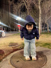kids.ing寶寶運(yùn)動(dòng)鞋春季新款兒童男女童小童帆布鞋機(jī)能學(xué)步鞋 米色 27碼 曬單實(shí)拍圖
