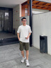 鉑吶苓短袖t恤男夏季純色寬松潮流半袖圓領(lǐng)t恤衫休閑上衣時(shí)尚百搭打底衫 純色短袖男 XL 推薦【120斤-140斤】 曬單實(shí)拍圖