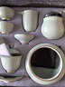 金鑲玉仿宋汝窯茶具套裝 可養(yǎng)開(kāi)片家用陶瓷茶壺蓋碗茶杯喝茶套組禮盒裝 梨元仿宋汝窯茶具大套裝 曬單實(shí)拍圖