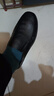 法國(guó)老人頭皮鞋男透氣豆豆鞋子軟底軟面休閑男鞋中年一腳蹬開(kāi)車(chē)鞋 ZB8001黑色 標(biāo)準(zhǔn)皮鞋尺碼 39 曬單實(shí)拍圖