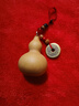 泰山慈航閣 天然葫蘆五帝錢(qián)三帝錢(qián)掛繩鑰匙扣掛件文玩手捻龍頭葫蘆汽車(chē)鏈圈環(huán)個(gè)性創(chuàng  )意隨身文玩男女把玩掛飾 天然葫蘆五帝錢(qián)紅色鑰匙繩 曬單實(shí)拍圖
