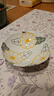美濃燒（Mino Yaki）日本進(jìn)口釉下彩陶瓷味碟手繪花小清新風(fēng)餐碟家用蘸料碟 秋菊-小碟 1個(gè) 10.5cm 曬單實(shí)拍圖