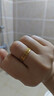 中國黃金（CHINA GOLD）黃金戒指18K金錢幣銅錢戒指招財進寶金戒指送老婆女友七夕禮物 約0.9g【15圈口】 曬單實拍圖