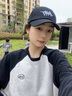 啄木鳥夏季潮牌大頭圍帽子男韓版棒球帽女款男生春秋防曬遮陽(yáng)男士鴨舌帽 黑色 曬單實(shí)拍圖