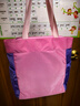 UEK小學(xué)生補習袋便攜兒童手提袋子可愛(ài)補課包單肩美術(shù)袋拎書(shū) 玩趣徽章補習袋-公主粉 曬單實(shí)拍圖