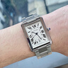 卡地亞（Cartier ）【二手99新】卡地亞Cartier 藍氣球/坦克男表W5330003自動(dòng)機械【劉德華同款】男士腕表 【大號坦克鋼帶】W5200028 曬單實(shí)拍圖