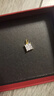 世紀(jì)緣告白日記黃金吊墜七夕情人節(jié)禮物 約1.06-1.15g 曬單實(shí)拍圖
