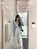 爾山集藍(lán)色慵懶風(fēng)針織開衫毛衣外套女春裝2025新款軟糯薄款長(zhǎng)袖上衣 藍(lán)色開衫均碼 【建議90-110斤】 曬單實(shí)拍圖