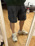Reebok銳步官方男子SHORTS戶(hù)外運動(dòng)防曬舒適直筒梭織短褲 23RCS617MGH1 L 曬單實(shí)拍圖