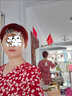 FSHE紅色碎花雪紡連衣裙女2025年夏季新款韓版氣質(zhì)中長(zhǎng)款a字沙灘裙子 紅色碎花裙 L 建議100-120斤 曬單實(shí)拍圖