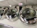 不銹鋼自助餐爐液壓布菲爐電加熱方形可視保溫爐酒店早餐爐鍋餐具 圓形單格6L/電加熱可控溫 曬單實拍圖