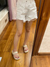 依思 Q（exull）厚底拖鞋女2025夏季新款軟底舒適百搭沙灘鞋女防滑耐磨涼拖鞋女 米色-軟乎乎云朵拖 37 曬單實(shí)拍圖