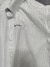 花花公子（PLAYBOY）條紋短袖襯衫男2025夏季新款方領(lǐng)紳士商務(wù)休閑襯衣男士薄款上衣男 C-9212HH88590Bh白色 XL 曬單實(shí)拍圖