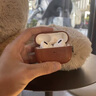 杉哲【沄衫甄選】適用蘋(píng)果airpods4保護套airpodspro代真皮瘋牛皮airpods2/3代耳機套新款瘋馬皮套男女 【淺棕色】100%進(jìn)口油臘瘋馬皮 Airpods 4 曬單實(shí)拍圖