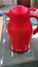 膳魔師（THERMOS）保溫壺玻璃內(nèi)膽家用大容量便攜宿舍暖水壺?zé)崴縏EHA/TEHD TEHA-紅色 1.48L 曬單實(shí)拍圖