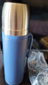 五月花保溫杯大容量保溫水杯便攜運動316不銹鋼保溫杯水杯 SSBN-0500ML藍色500ml 曬單實拍圖