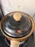 紅鐵普 陶瓷砂鍋單蓋瓷煲通用配件燉湯沙鍋蓋子家用圓形藥壺上鍋蓋 黑色（帶卡槽）直徑 18.5cm 曬單實拍圖