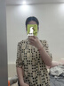 吻藝秀女士短袖高檔女時尚一點(diǎn)洋氣減齡高端上衣半截袖夏季夏天氣質(zhì)顯瘦 杏色 L 建議100-110斤 曬單實拍圖