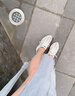 內(nèi)增高網(wǎng)鞋女2025夏季休閑透氣運(yùn)動鞋鏤空網(wǎng)眼小白鞋輕便軟底單鞋 白色【 內(nèi)增高7cm 】 38 曬單實(shí)拍圖