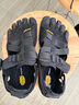 Vibram五指鞋戶外跑步性能鞋男運(yùn)動(dòng)越野訓(xùn)練障礙跑步鞋戶外徒步五趾鞋 黑色 42 曬單實(shí)拍圖