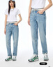 ABLE JEANS【立體錐形褲】基礎(chǔ)經(jīng)典百搭春夏女士通勤牛仔褲顯高顯瘦褲子 天晴藍(lán) 25 /30 曬單實(shí)拍圖