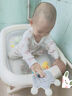 ONLYOU BABY嬰兒洗澡盆寶寶浴盆嬰幼兒坐躺新生兒家用兒童可折疊浴桶小孩洗澡 【智能感溫】單盆 【安伯灰】（送禮包） 曬單實(shí)拍圖