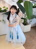 G.DUCKKIDS童裝漢服女童春秋季新款中國風(fēng)唐裝古風(fēng)兒童旗袍女孩古裝春秋裙子 粉色長(cháng)袖春秋 110 （建議身高100cm 4-5歲）cm 曬單實(shí)拍圖