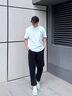 GEOX杰歐適2025春季新品真皮舒適透氣男鞋休閑鞋平跟板鞋德訓(xùn)鞋單鞋 白棕色 42 曬單實拍圖