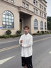 雪倫朵白色襯衫男夏季冰絲休閑寬松垂感男士長袖襯衣痞帥高級感西裝內(nèi)搭 白色 L （卡碼拍大一碼） 曬單實(shí)拍圖