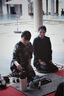 浮云堂「浮云堂.雅」雲(yún)霓.中式改良真絲桑蠶絲連衣裙女25夏文藝禪意茶服 漆黑 M 曬單實拍圖