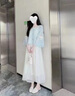 拉夏貝爾（La Chapelle）新中式連衣裙女裝2025夏季新款兩件套裝小個子古裝漢服夏天裙子 上衣+半身裙 L 曬單實(shí)拍圖