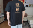 陌汀2025新款短袖t恤男士國潮虎頭百搭純棉情侶裝ins寬松圓領大碼衣服 黑 0036 XL 曬單實拍圖