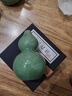 涵青堂植物水培小花瓶青瓷創(chuàng)意桌面擺件龍泉陶瓷家居裝飾品插花小花器 小葫蘆（哥窯梅子青開片） 曬單實(shí)拍圖